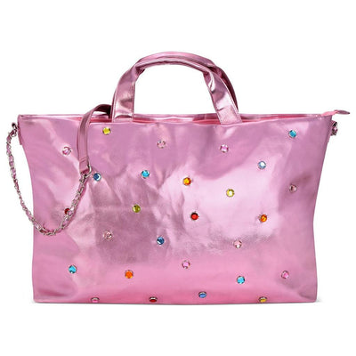 Tween Accessories |Pink Candy Gem Overnight Bag | Iscream - The Ridge Kids