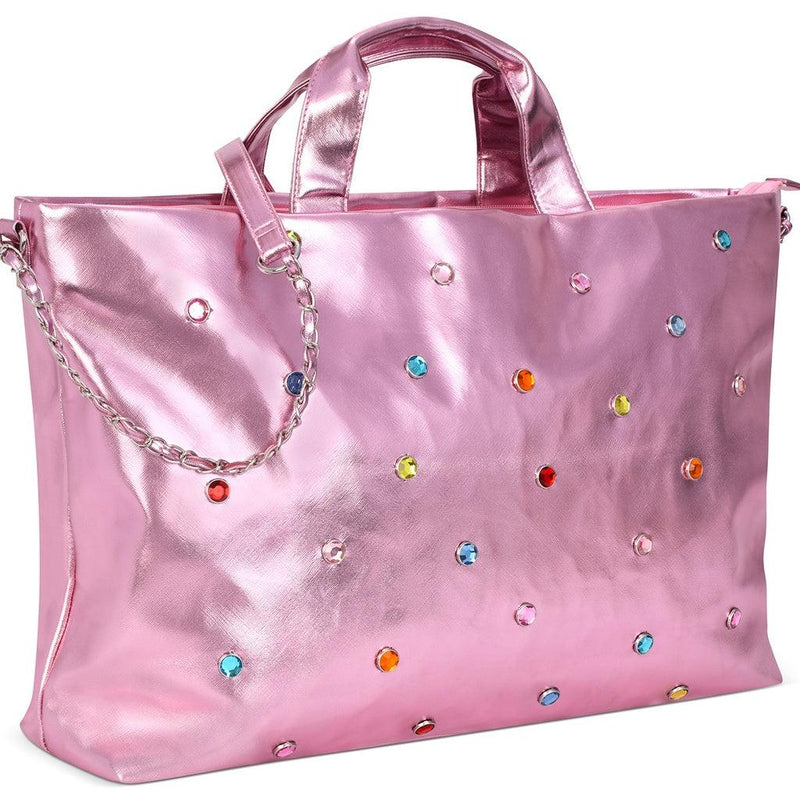 Tween Accessories |Pink Candy Gem Overnight Bag | Iscream - The Ridge Kids