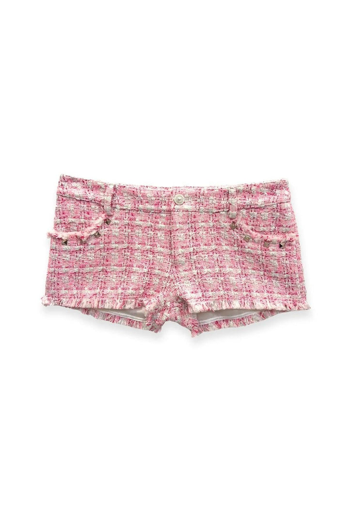 Tween Bottom | Ash Short in Pink Boucle | Katie J NYC - The Ridge Kids