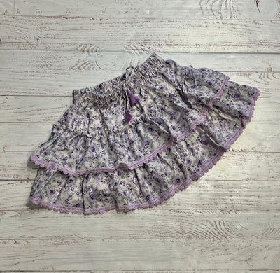 Tween Bottoms | Lavender Flower Chiffon | Flowers by Zoe - The Ridge Kids