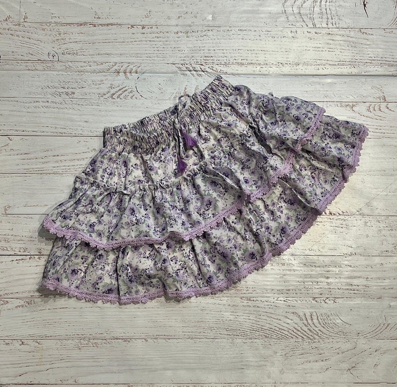 Tween Bottoms | Lavender Flower Chiffon | Flowers by Zoe - The Ridge Kids