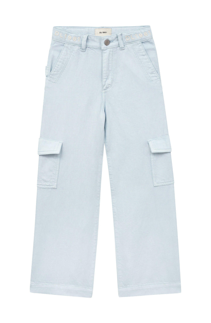 Tween Bottoms | Lily Wide Leg Denim in Charter Blue | DL1961 - The Ridge Kids