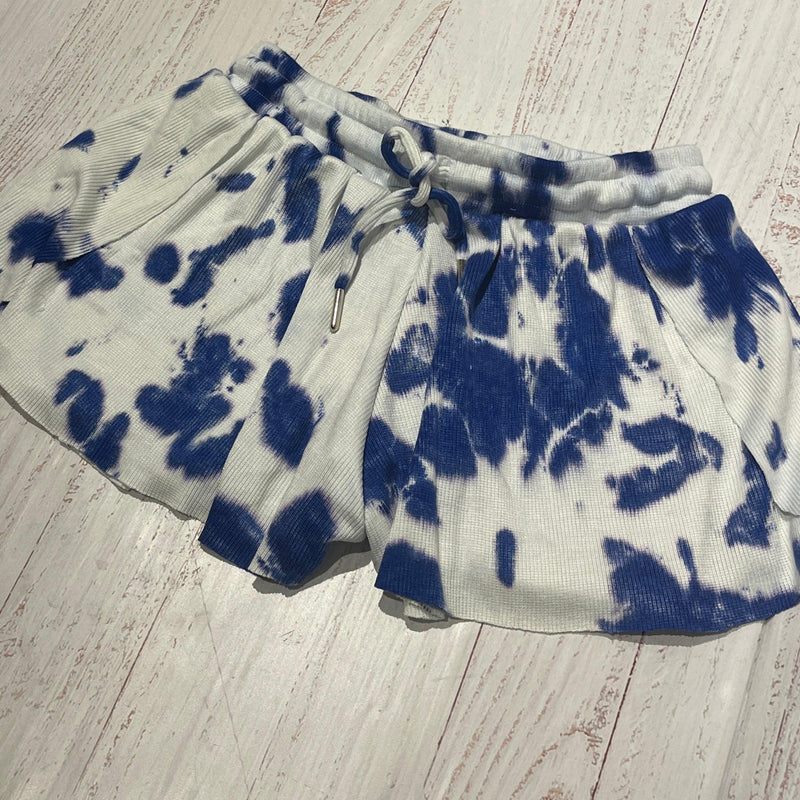 Tween Bottoms | Shorts- Royal Blue Tie Dye | Flowers by Zoe - The Ridge Kids