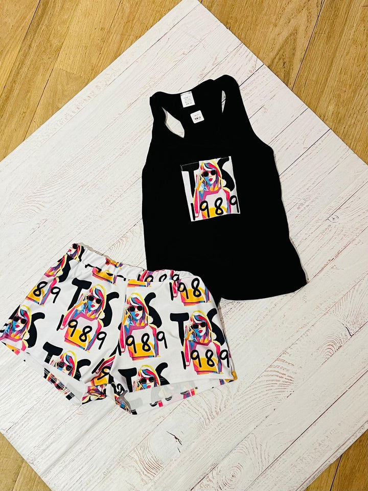 Tween Bottoms | Taylor Swift Inspired Print Shorts | 1989 Collection - The Ridge Kids