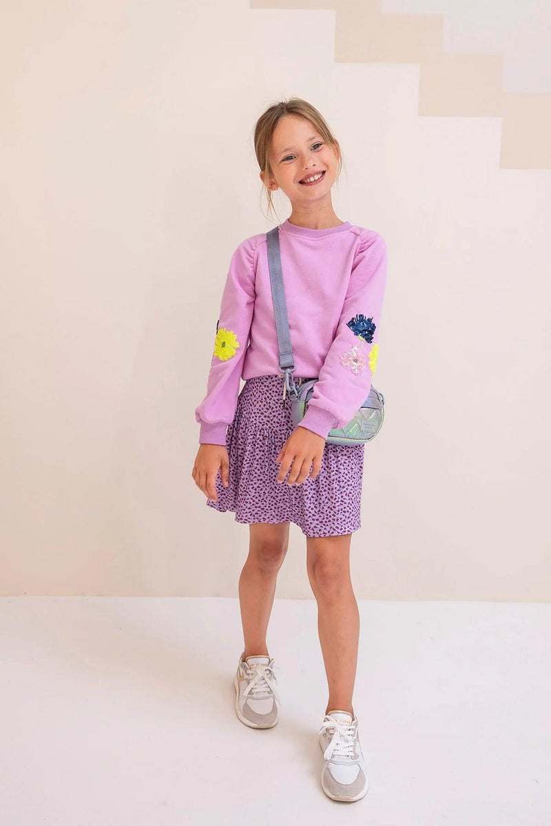 Tween Bottoms | Vada Lilac Dot Skirt | Like Flo - The Ridge Kids