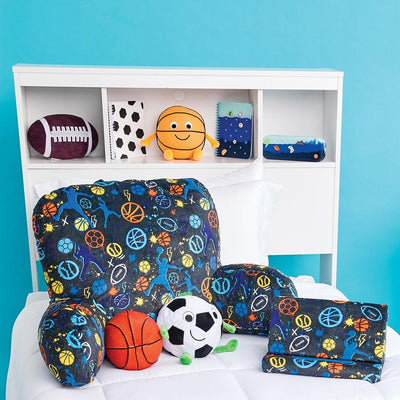 Tween Decor | Corey Paige Sports Lounge Pillow | Iscream - The Ridge Kids