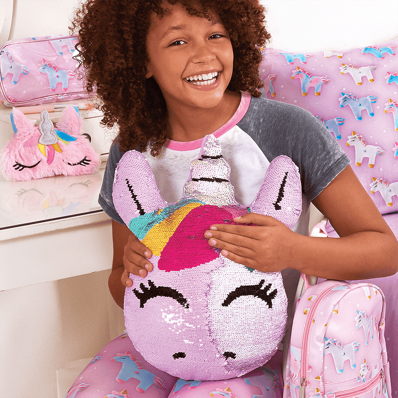 Tween Decor | Unicorn Reversible Sequin Plush | Iscream - The Ridge Kids