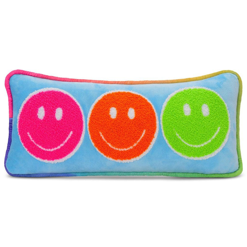 Tween Decor | You Make Me Smile Chenille Pillow | Iscream - The Ridge Kids