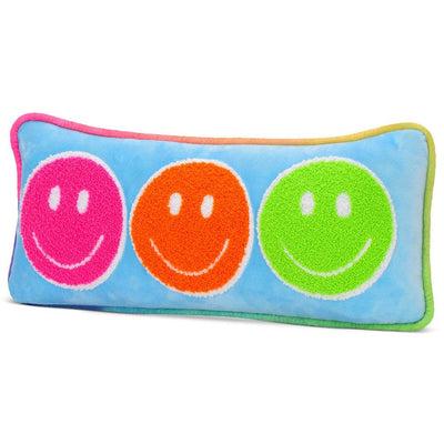 Tween Decor | You Make Me Smile Chenille Pillow | Iscream - The Ridge Kids