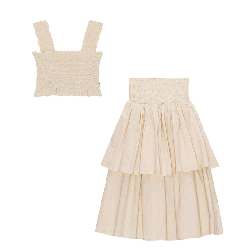 Tween Dress Set | Rolfia Smocked Tank and Skirt Set | Molo - The Ridge Kids