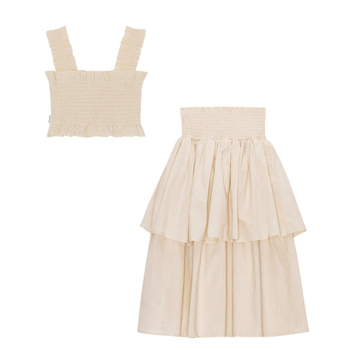 Tween Dress Set | Rolfia Smocked Tank and Skirt Set | Molo - The Ridge Kids