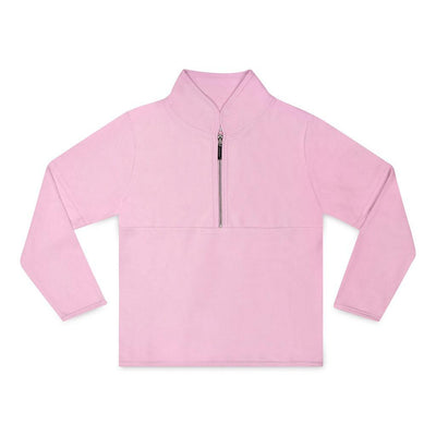 Tween Sweaters |Pink Half Zip Fleece Pullover | Iscream - The Ridge Kids