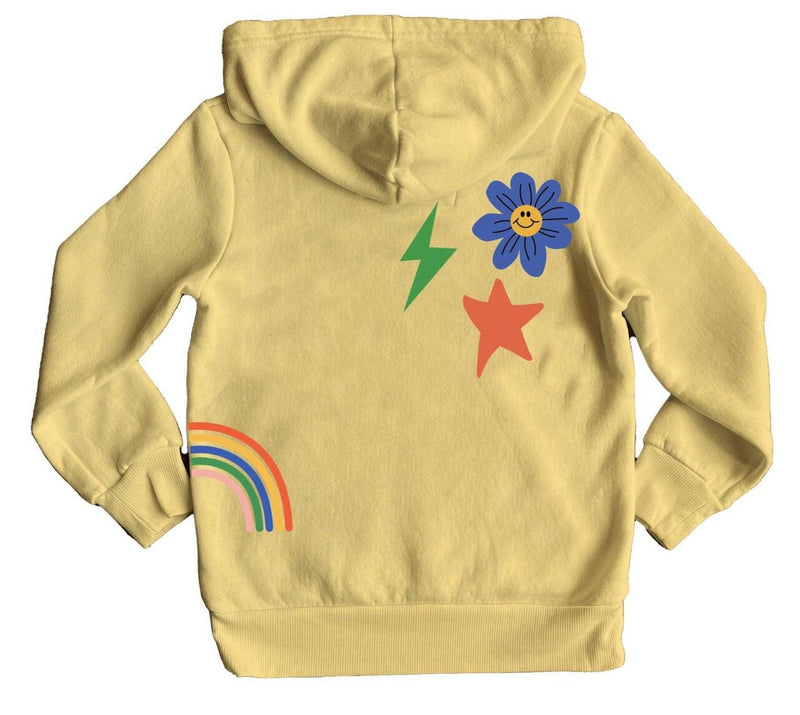 Tween Sweatshirt | Good Vibes Hoodie| Rowdy Sprout - The Ridge Kids