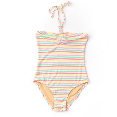 Tween Swimwear | Terry Halter- Sunny Stripe | Shade Critters - The Ridge Kids