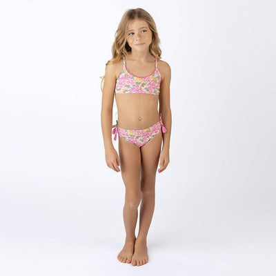 Tween Swimwear | Two Piece-Fresh Floral Pink Crochet | Shade Critters - The Ridge Kids