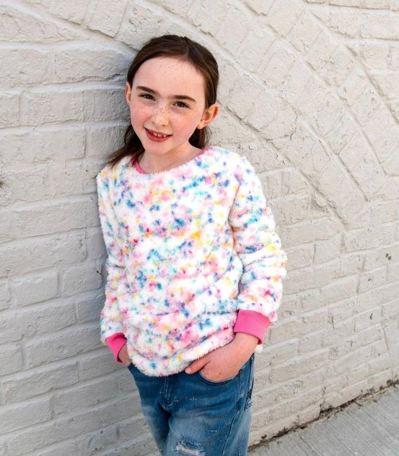 Tween Top | Laurel Faux Fur Confetti | Appaman - The Ridge Kids