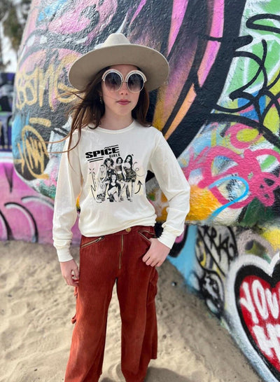 Tween Top | Spice Girls Organic Tee | Rowdy Sprout - The Ridge Kids