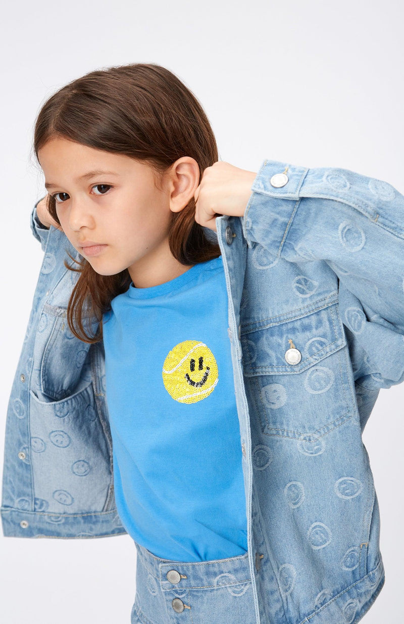 Tween Tops | Ranva Tennis Smile Tee | Molo - The Ridge Kids