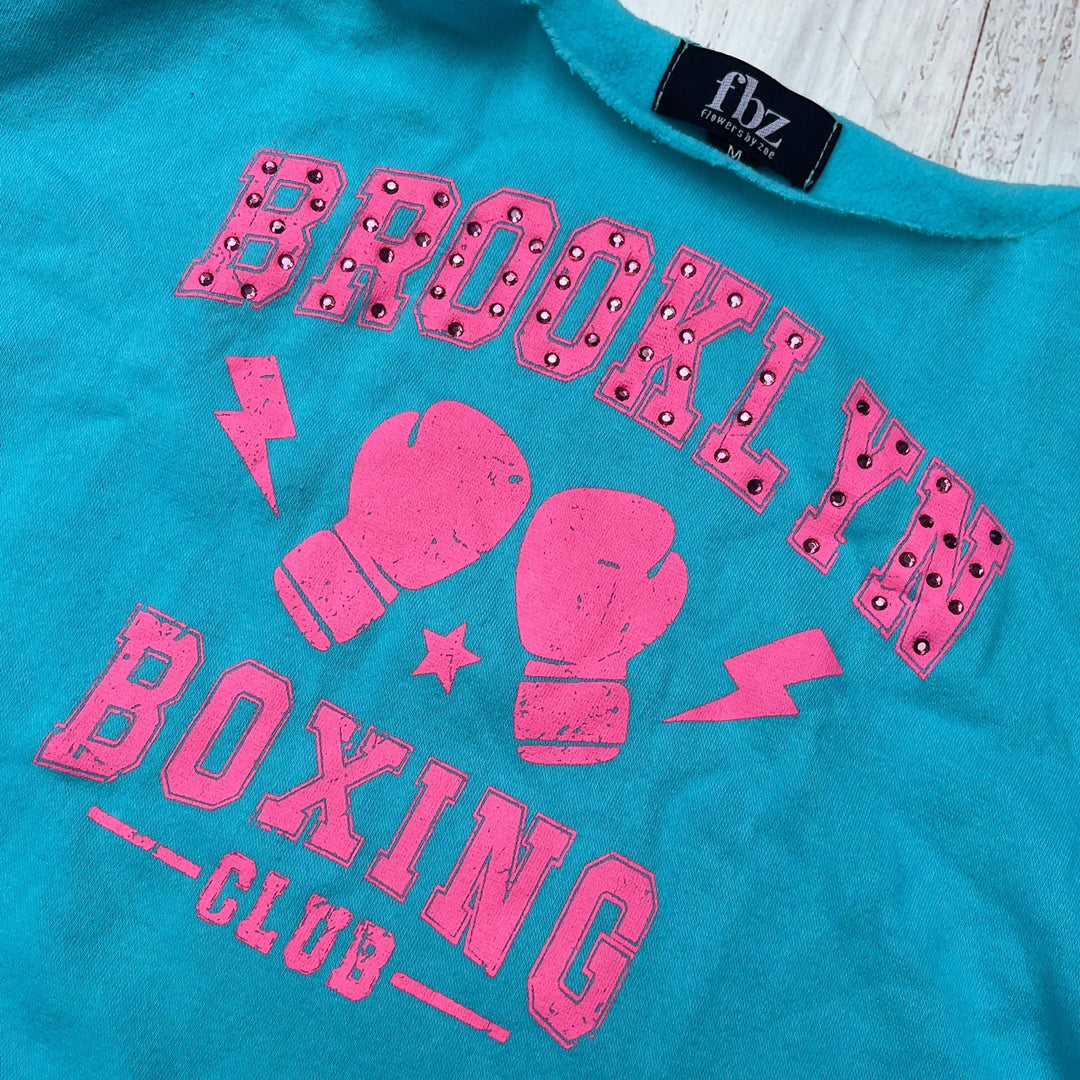 Tween Tops | Sweatshirt - Brooklyn Boxing | Flowers by Zoe - The Ridge Kids