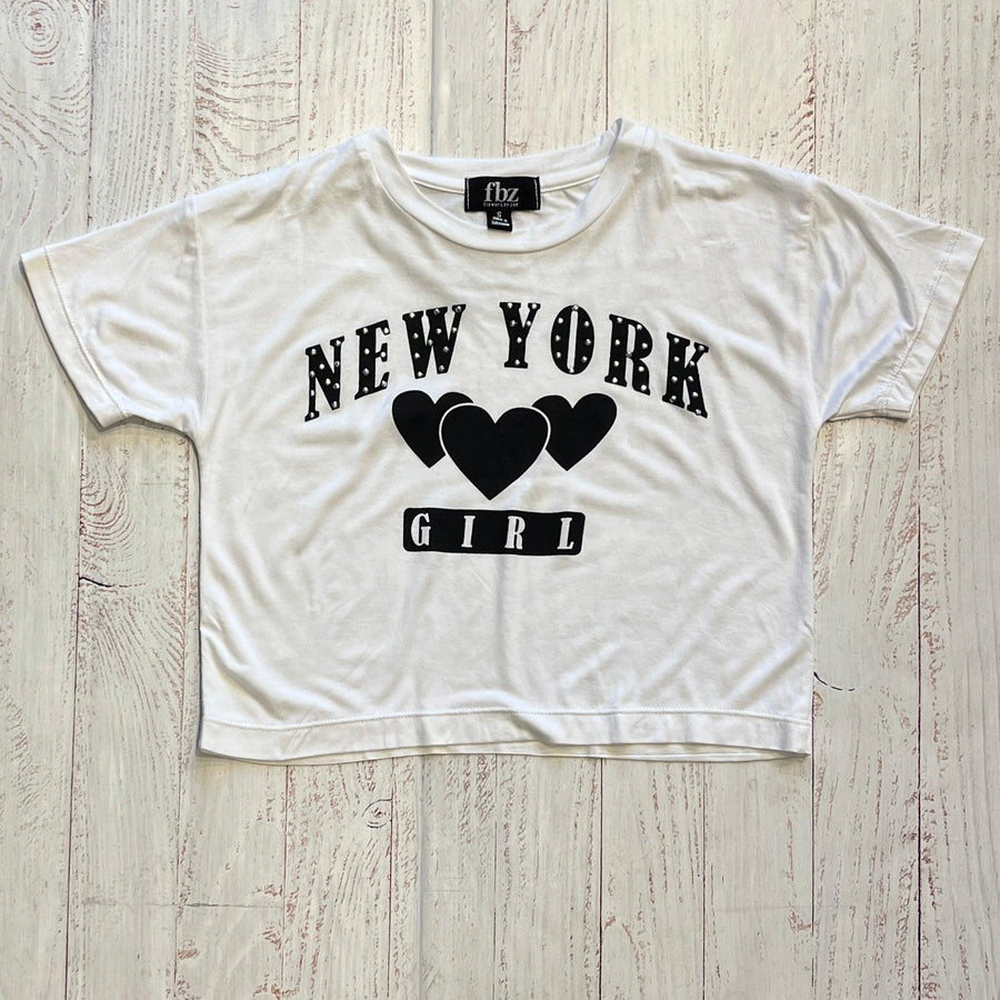 Tween Tops | Tee- New York Girl | Flowers by Zoe - The Ridge Kids