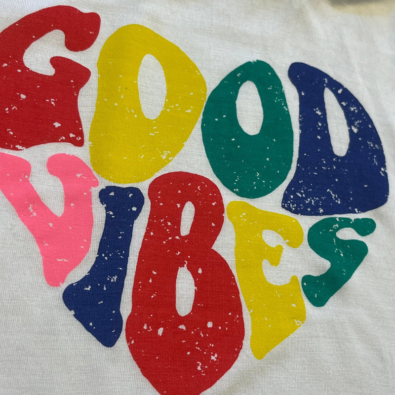 Tween Tops |Tee- Good Vibes | Flowers by Zoe - The Ridge Kids