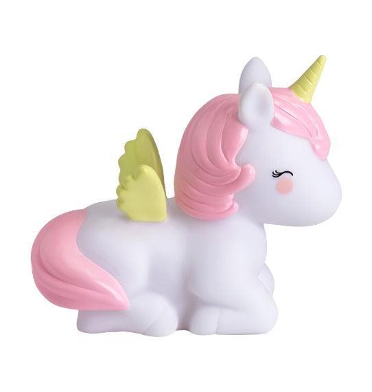 unicorn bank, PVC and paraben free, money slot on the top