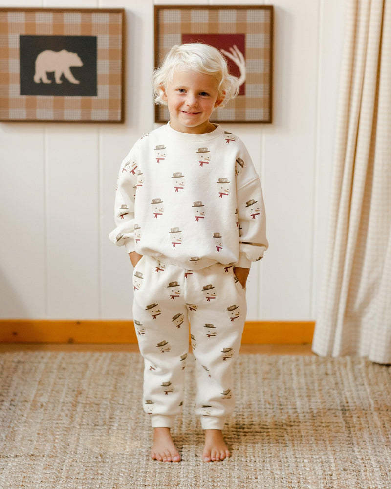 Unisex Pant |Snowman Jogger Pant | Rylee and Cru - The Ridge Kids