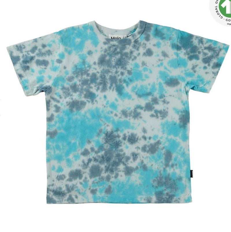 Unisex Riley Organic Cotton Tee | Water Tie Dye | Molo - The Ridge Kids