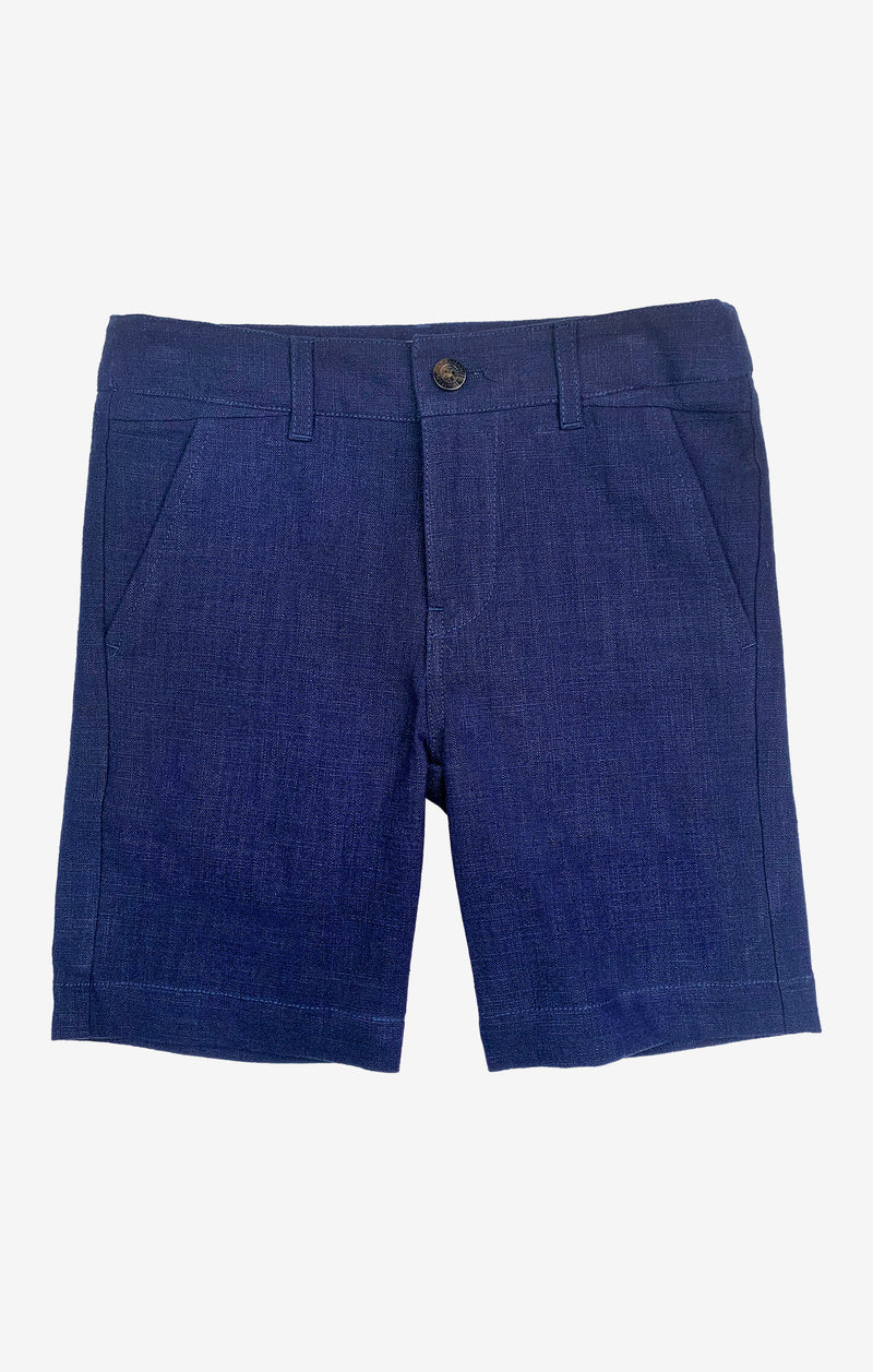 Boys Pants | Trouser Short in Dark Navy | Appaman