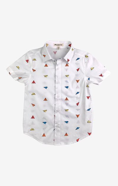 Boys Top | Paper Planes Day Party Shirt | Appaman