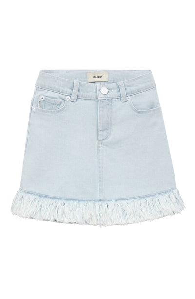 Tween Bottoms | Jenny Mini Jean Skirt in Charter Blue | DL1961