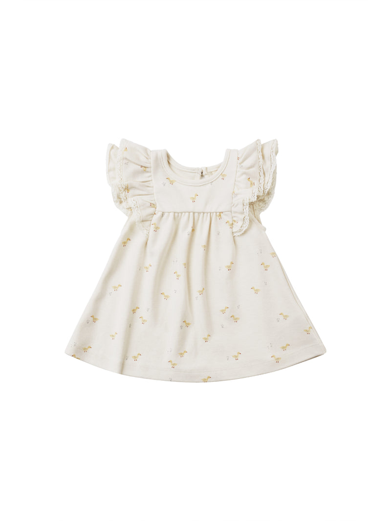Baby Dress | Ducks Flutter Dress | Quincy Mae