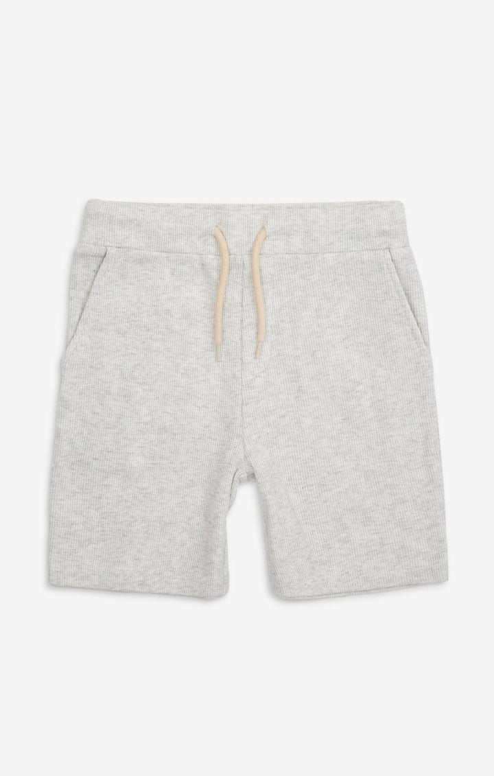 Cloud Heather Resort Shorts from Appaman featuring pockets and drawstring.