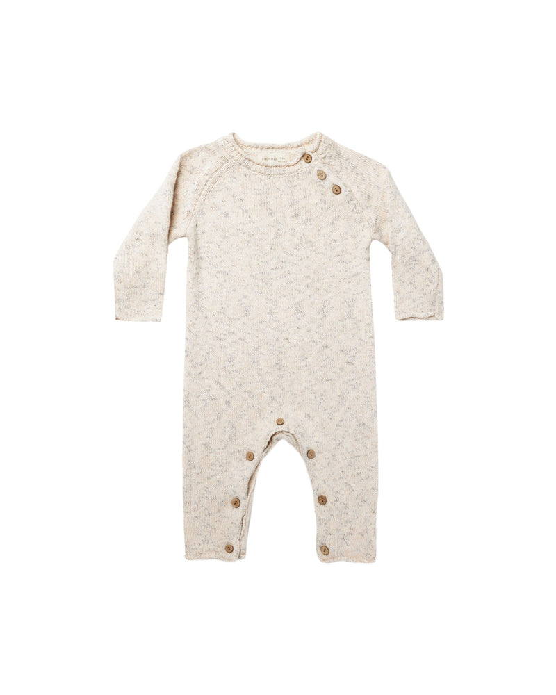 Baby Jumpsuit | Speckled Sweater Knit Jumpsuit | Quincy Mae