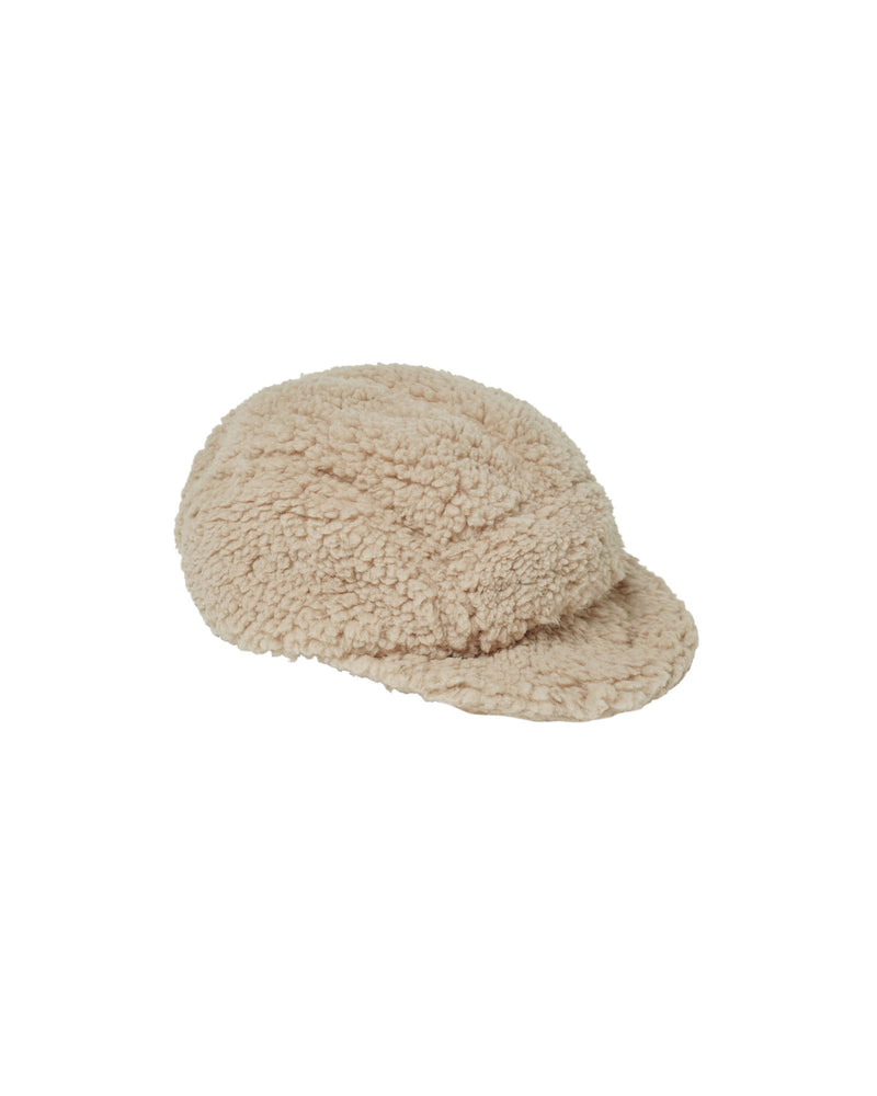 Baby Hat | Sherpa Baby Cap in Sand| Quincy Mae