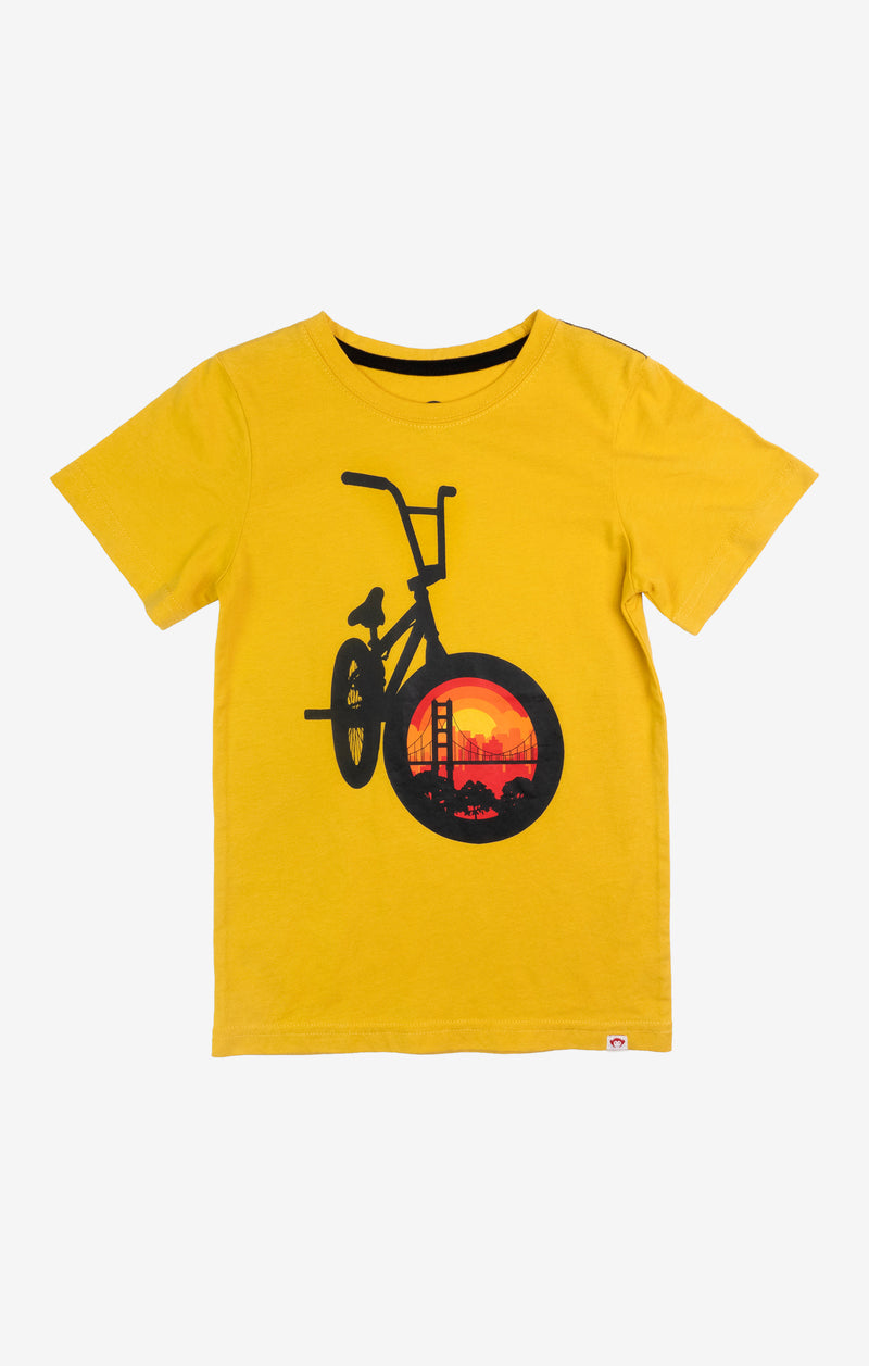 Boys Top |  Bike Ride Graphic Short Sleeve Tee | Appaman