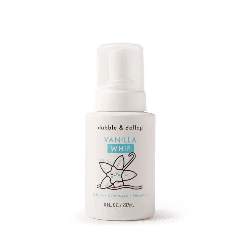 Kids Bath | Tear Free Shampoo and Wash- Vanilla Whip | Dabble and Dollop