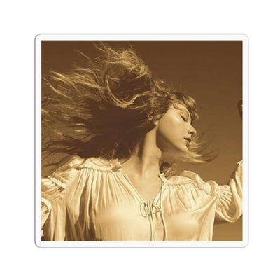 Vinyl Sticker | Taylor Swift Album Cover: Fearless | Girls Printing House - The Ridge Kids