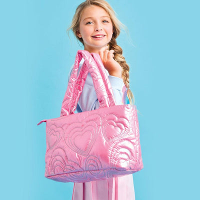 Weekender Bag | Puffy Shiny Heart Bag | IScream - The Ridge Kids