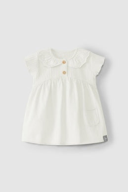 Baby Girls Dress | White Eyelet | Snug