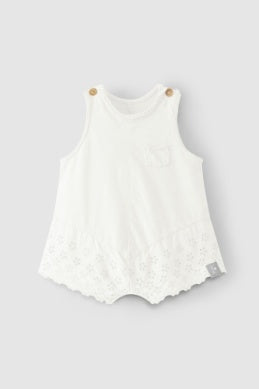 Baby Girl Bubble | Lace- White | Sung