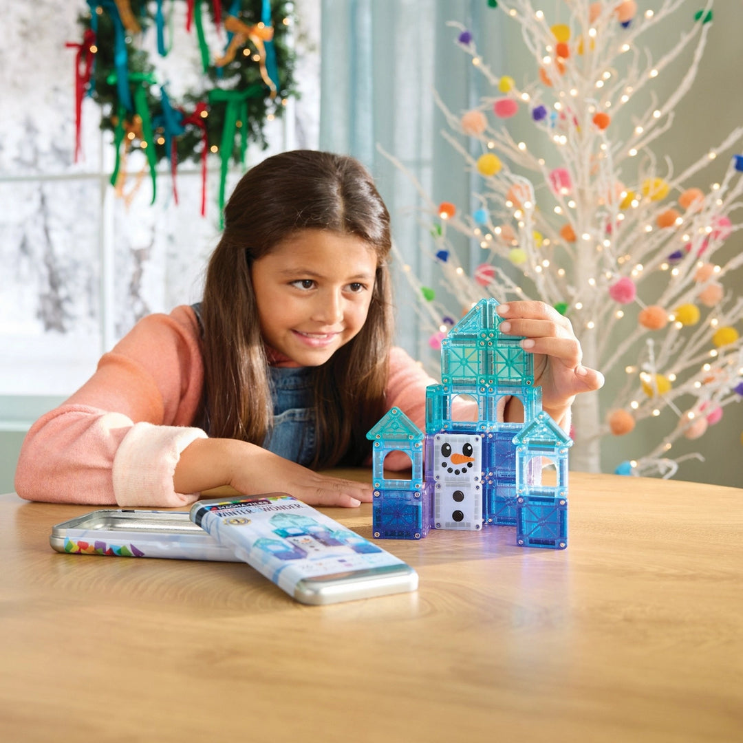 Toys | Micromags - Winter Wonder Travel Set | Magna-Tiles