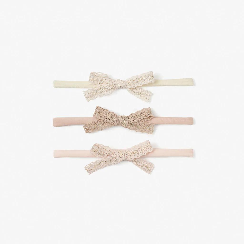 Headband | Bow 3 PK- assorted | Elegant Baby - The Ridge Kids