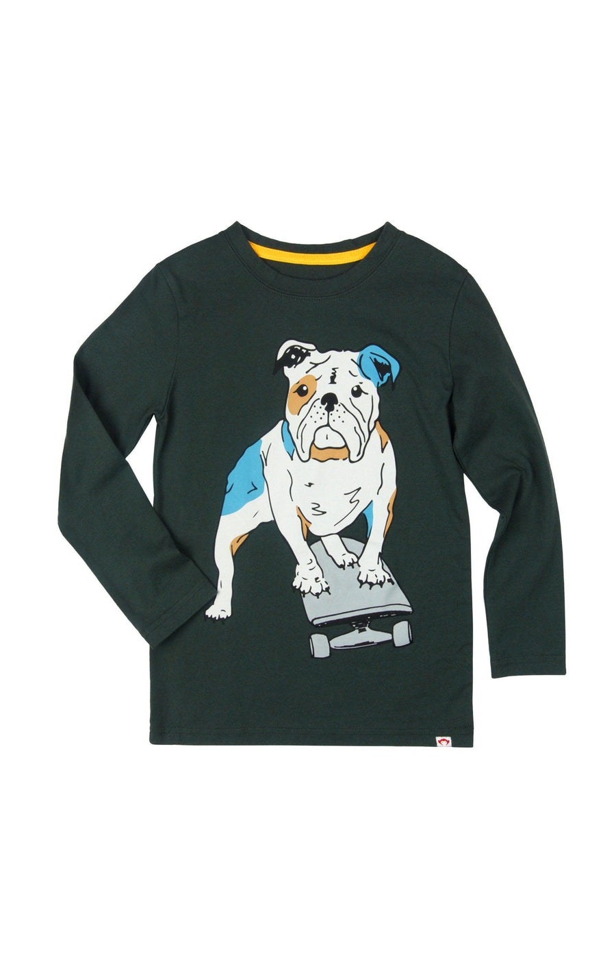 100% Cotton Long Sleeve Tee | Skater Pup Iron | Appaman - The Ridge Kids