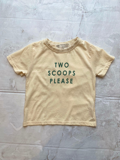 100% Cotton Tee | Two Scoops Please | Minimalist Folk Co. - The Ridge Kids