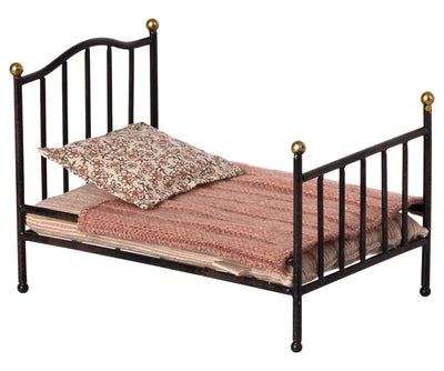 Pretend Play Toy | Vintage Bed, Anthracite | Maileg - The Ridge Kids