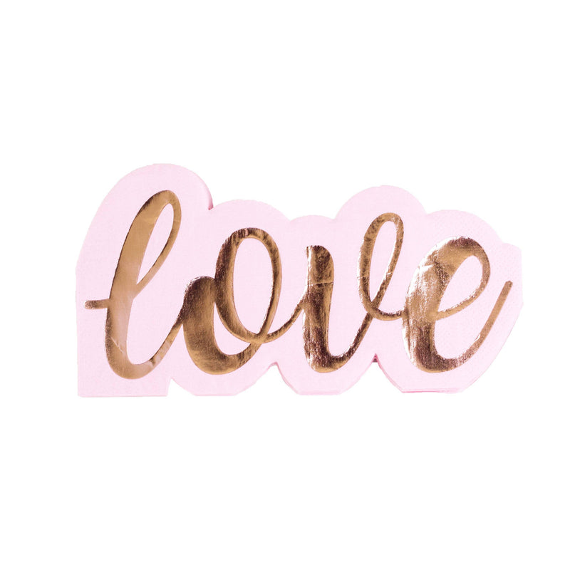 Valentines Day Party Supplies | Napkins - "Love" | Jollity Co and Daydream Society - The Ridge Kids