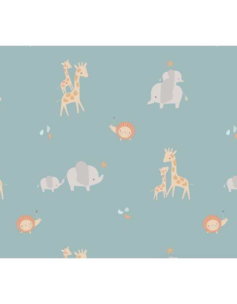 2 Way Zipper Footie | Let's Go On Safari | Angel Dear - The Ridge Kids