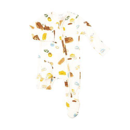 2 Way Zipper Footie | Little Charcuterie | Angel Dear - The Ridge Kids