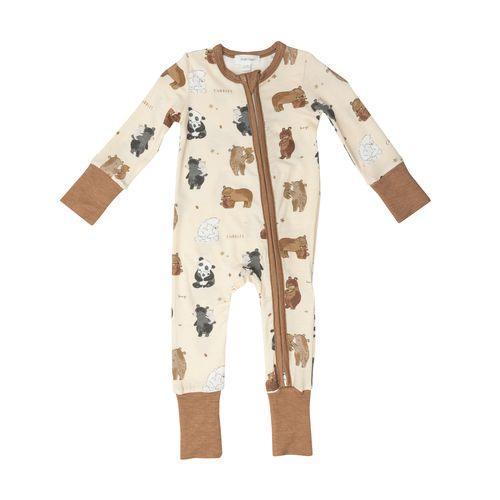 2 Way Zipper Romper | Bear Hugs | Angel Dear - The Ridge Kids